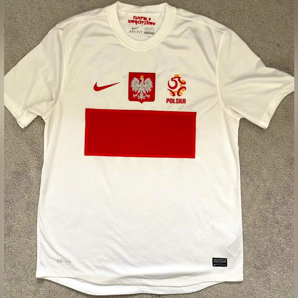 Original Authentic Nike Poland 2012 Home Shirt Mens Large 🇵🇱